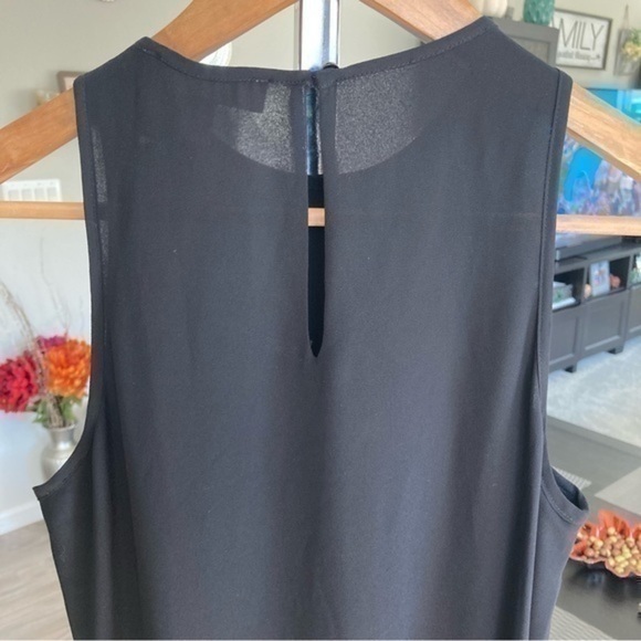 💋NWT Michael kors sharkbite hem maxi black cocktail dress 👗 6 - Picture 15 of 16